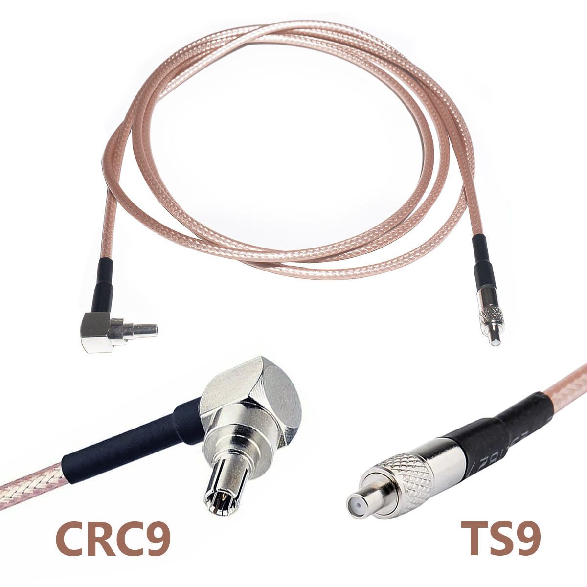 Удлинитель антенный CRC9 Male - TS9 Female 50 см 0.5м для 4G 3G GSM ...