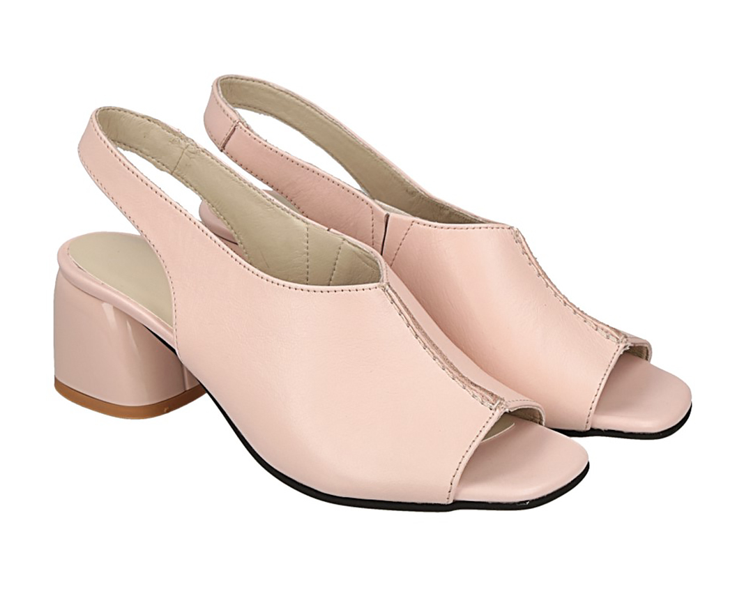 

Босоножки женские кожаные Wright SLINGBACK 39 розовые