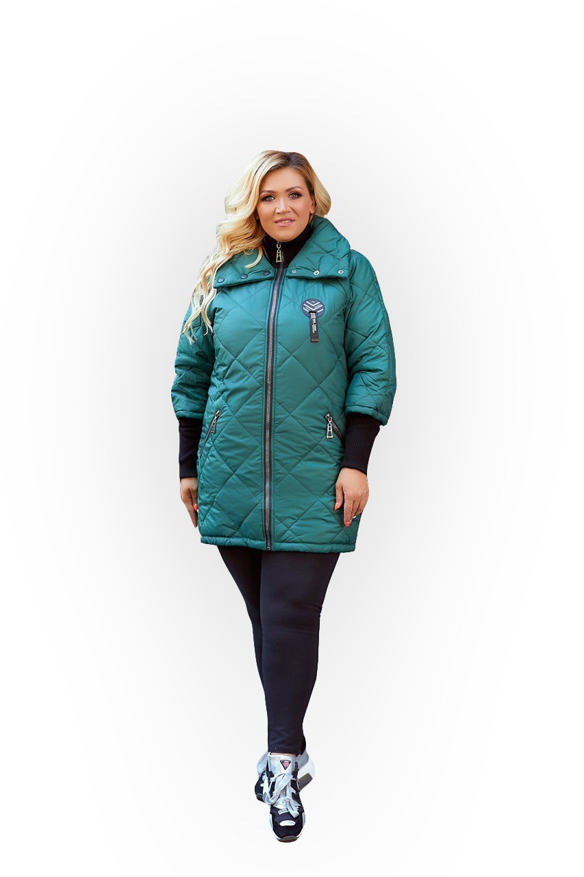 

Куртка осенняя Clothes Plus 1188-3 - Бутылка, Куртка осенняя Clothes Plus 1188-3 60-62 Бутылка