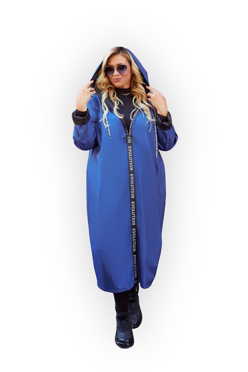 

Плащ Clothes Plus 1218-1 - Синий, Плащ Clothes Plus 1218-1 64-66 Синий