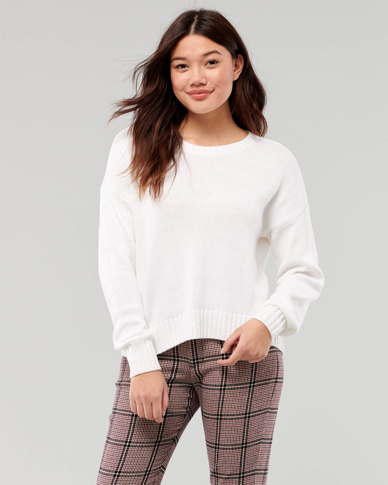 

Свитер женский - свитер Hollister HC8063W S Белый