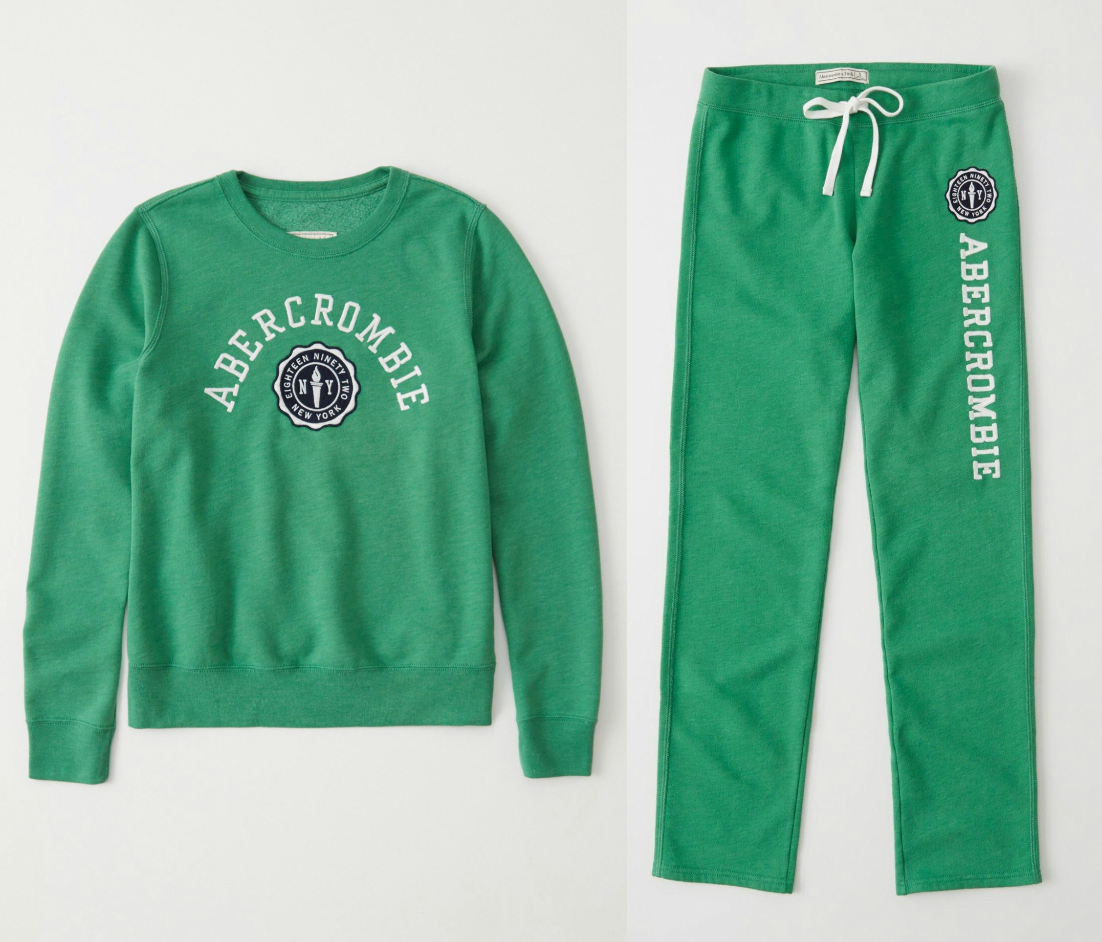 

Спортивный костюм женский - костюм спортивный Abercrombie & Fitch AF5201W S Зелёный