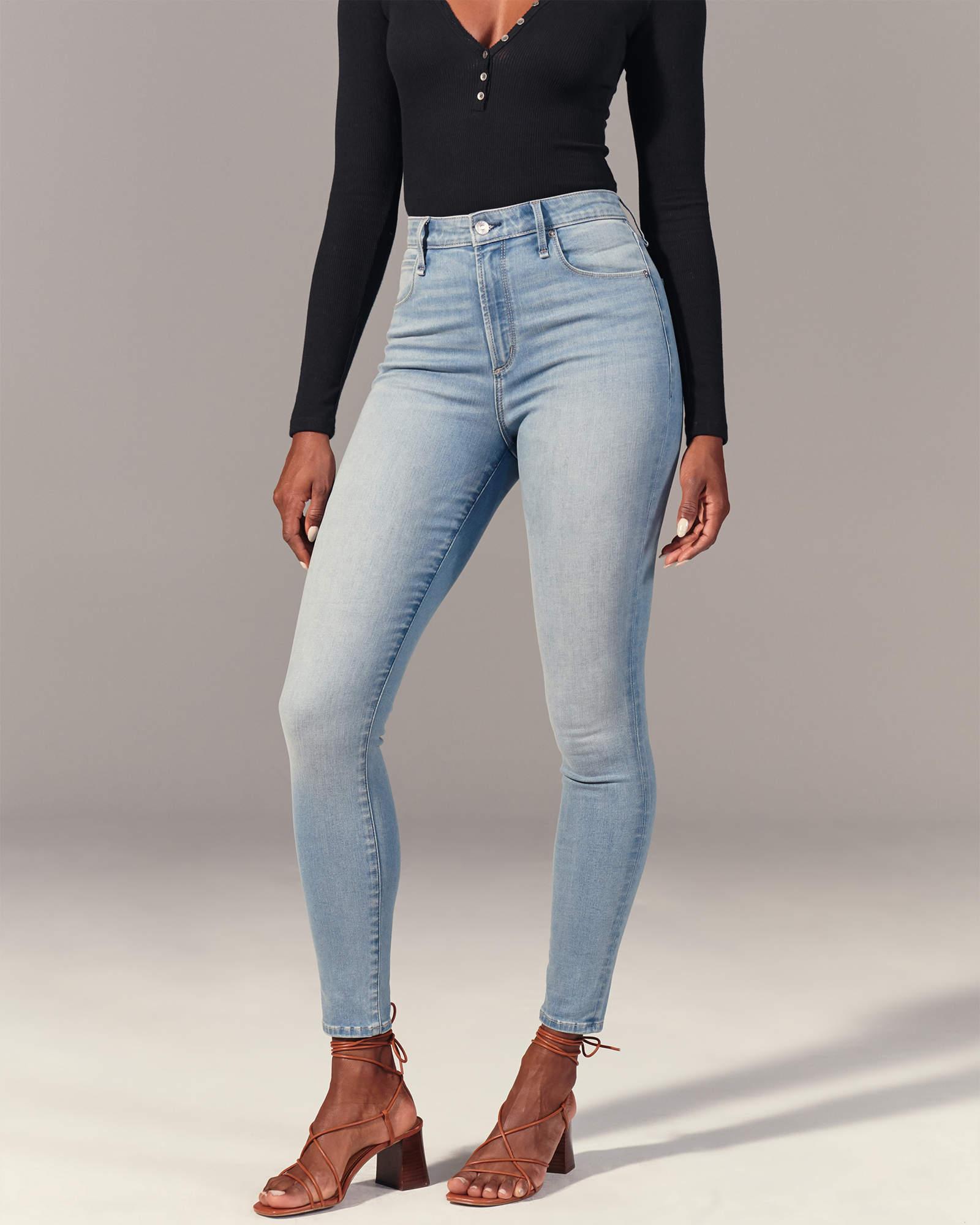 

Джинсы Super Skinny Abercrombie & Fitch AF7720W 28/28 Голубой