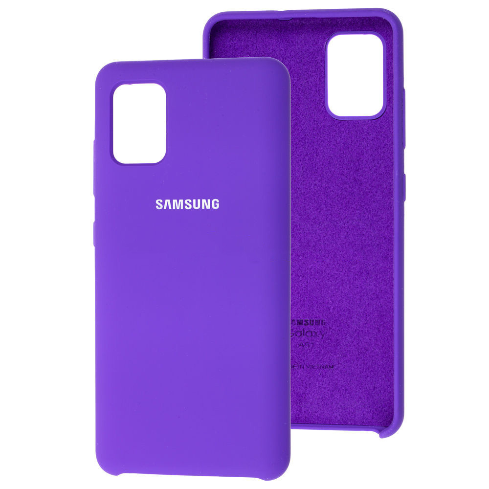 Чехол Silicone Case для Samsung Galaxy A51 Violet – низкие цены, кредит ...