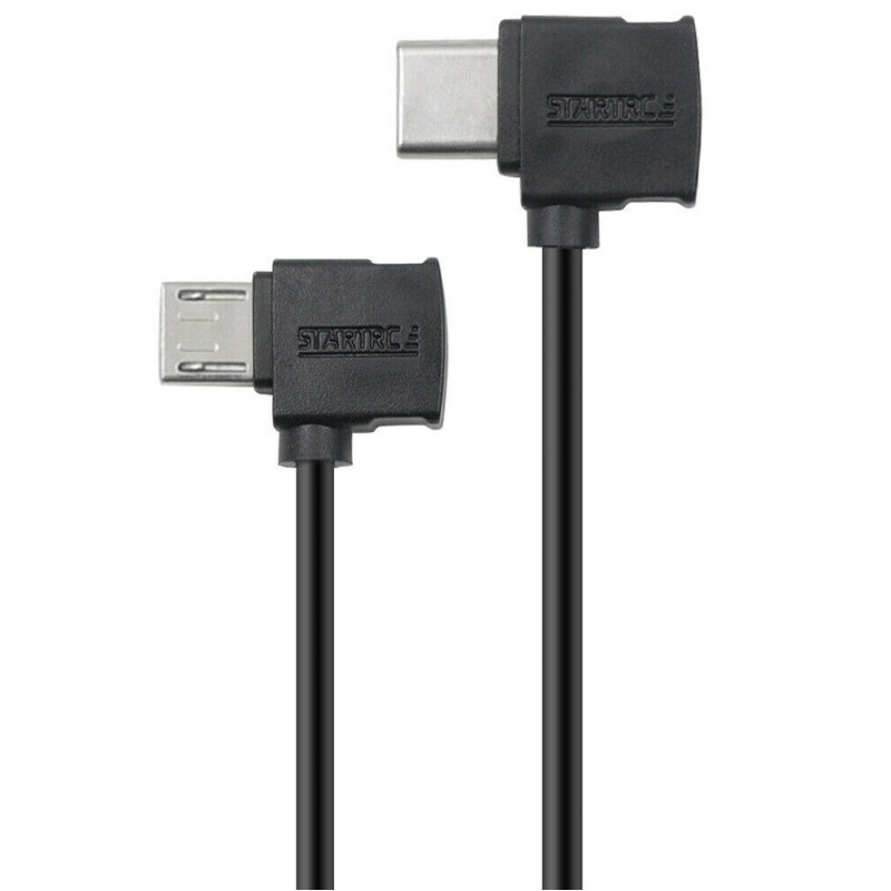 

Кабель StartRC 16 см для пульта DJI Mavic Air 2 / 2S/ Mini 2 (USB Type-C - microUSB) 1107966