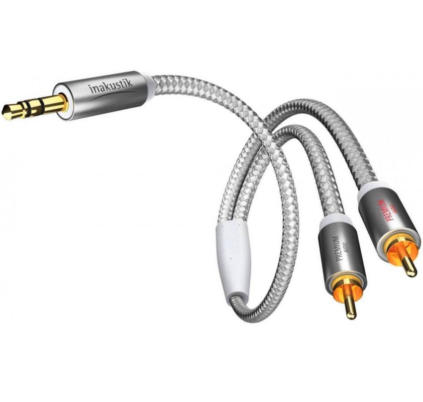 

Интерфейсный кабель Mini Jack—2xRCA Inakustik Premium 3m
