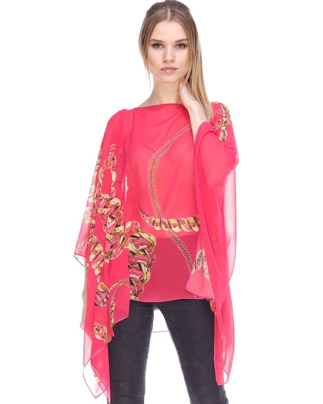 

Блуза Daniela Drei 2257  фуксия, Блуза Daniela Drei 2257 44 фуксия