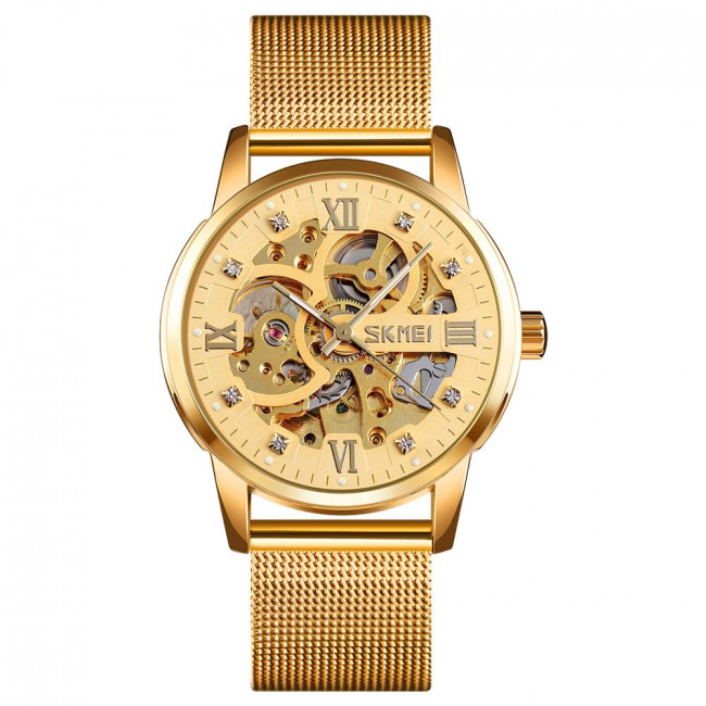 

Механические часы Skmei 9199 Skeleton Gold