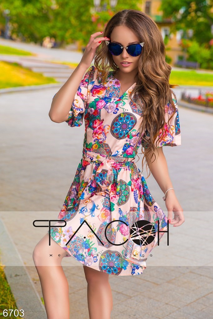 

Летнее платье Фасон 6703_44 44