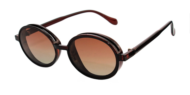 

Солнцезащитные поляризованные очки Brand Style Richperson 20314C2 круглые коричневые