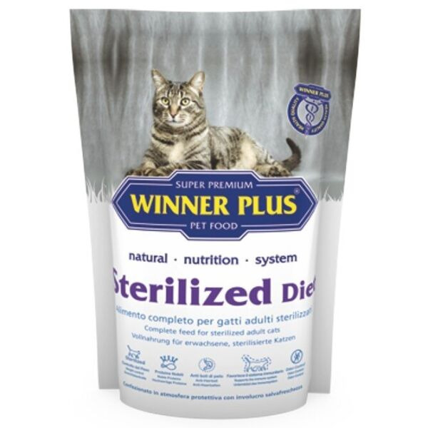 

Cухой корм для стерилизованных котов Winner Plus Super Premium Cat Sterilized diet 300 г (25030)