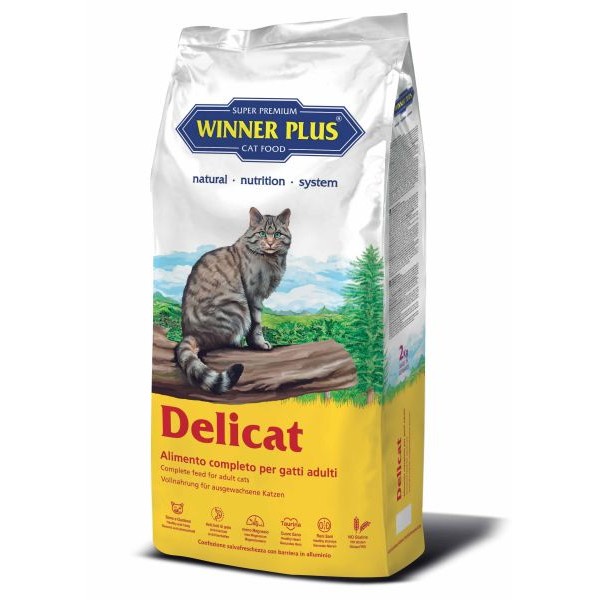 

Полнорационный сухой корм для котов Winner Plus DELICAT (100052-2) 10 кг