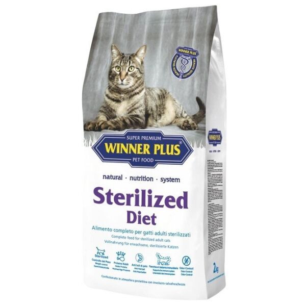 

Cухой корм для стерилизованных котов Winner Plus Super Premium Cat Sterilized diet 2 кг