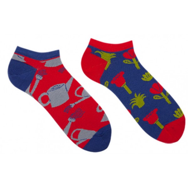 

Короткие женские носки Sammy Icon Jardin Short 36-40 Красно-синие