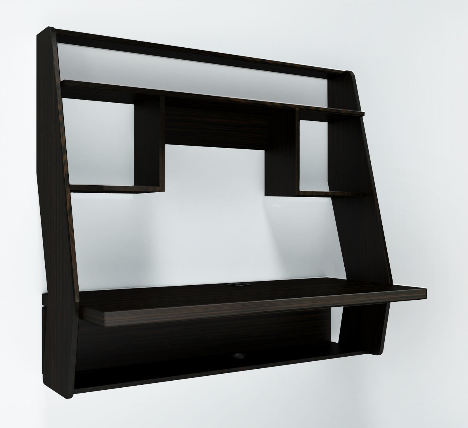 

Навесной компьютерный стол в детскую, офис из ЛДСП Comfy Home AirTable - III DB Zeus цвет венге