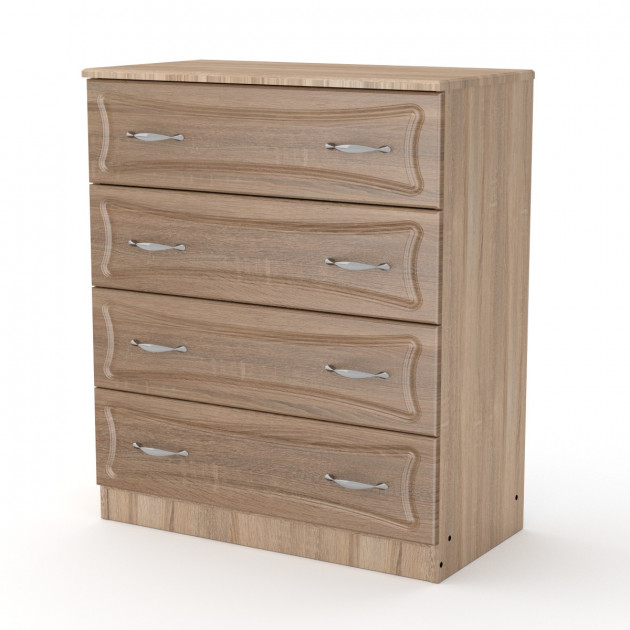 

Комод для вещей Компанит 4 Б МДФ Дуб Сонома