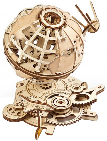 

Механический пазл Ugears Глобус (4820184121096)