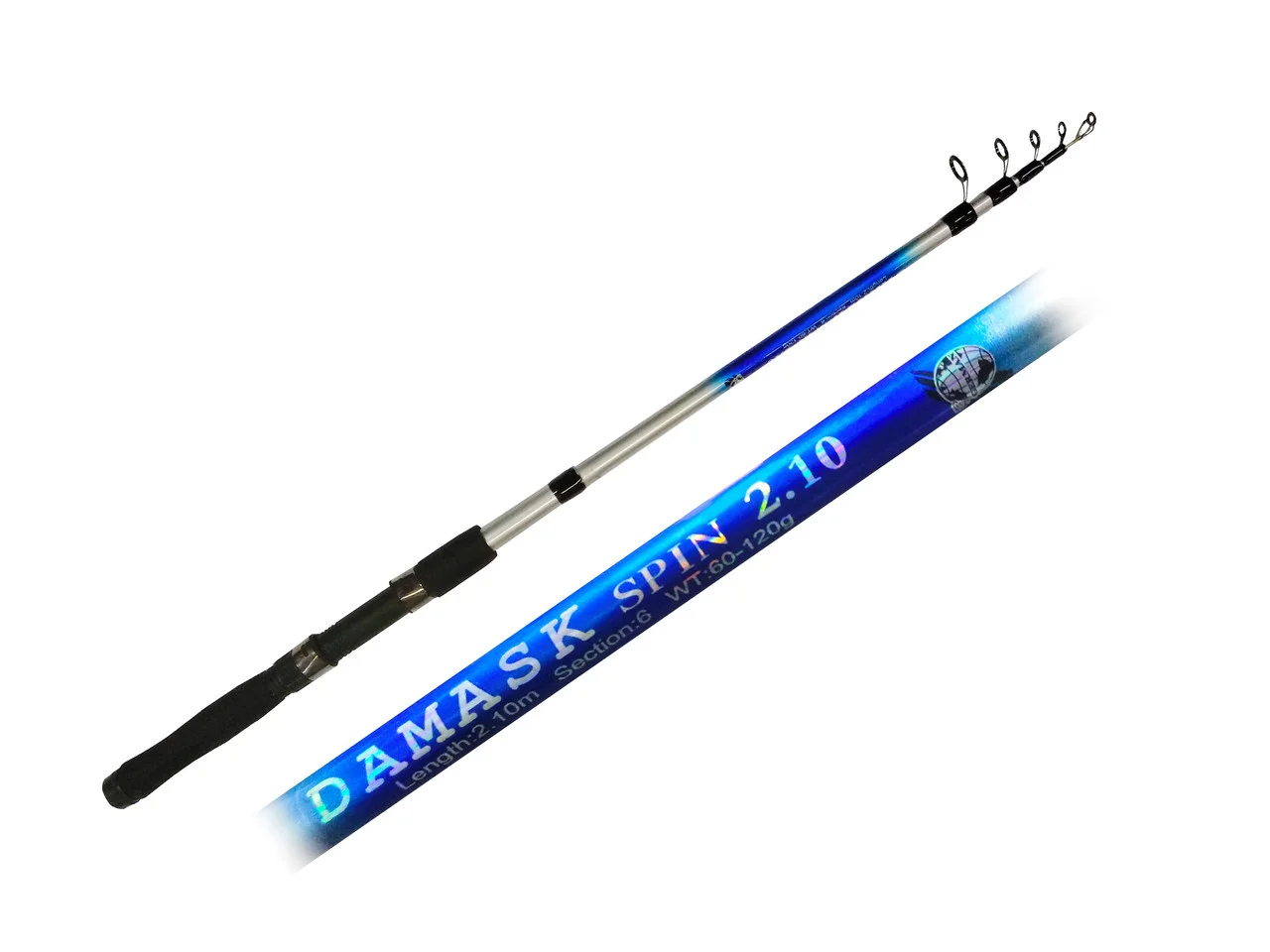 

Cпиннинг телескопический Condor Damask Spin,2,1m, 60-120g