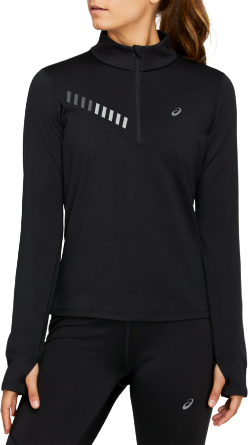 

Лонгслив Asics LITE-SHOW WINTER 1/2 ZIP TOP S черный c-2012B051-001