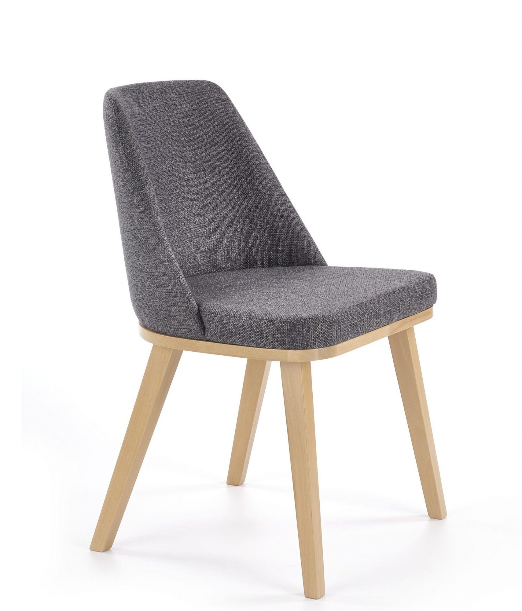 

Стул для кухни, кафе Pueblo дерево дуб медовый/ткань Kreta 10 темно-серый цвет Halmar Польша