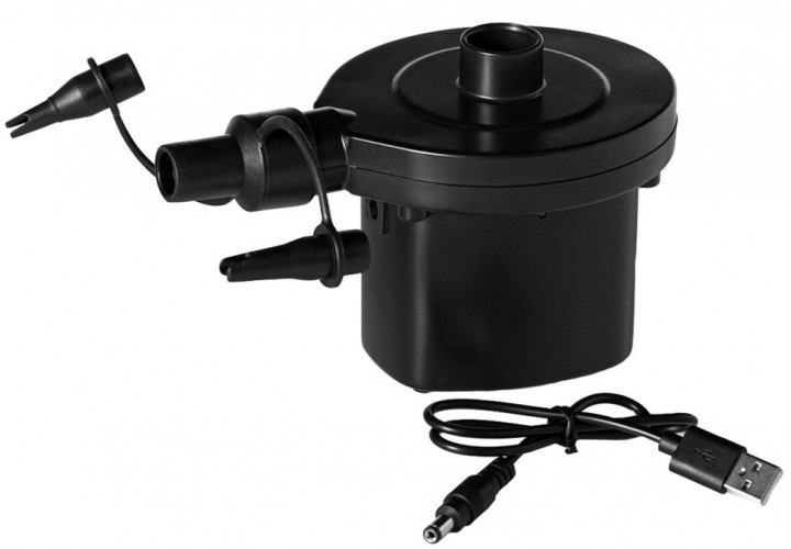 

Насос электрический аккумуляторный USB Bestway 62130 Black