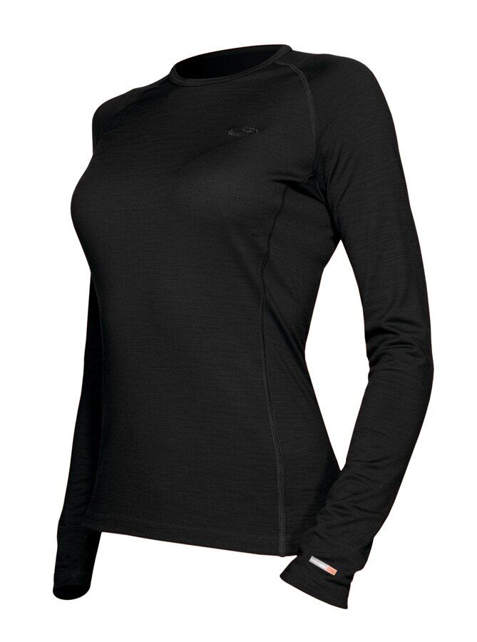

Термофутболка женская Icebreaker 200 Oasis Long Sleeve Crewe Black M (IBE 123 001 M)