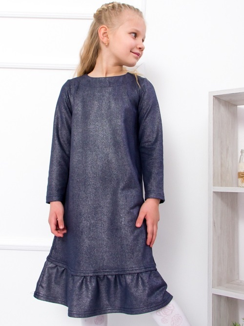 Акція на Дитяча сукня для дівчинки Носи своє 6004-055-1 110 см Чорнильно-синя (p-5929-66755) від Rozetka
