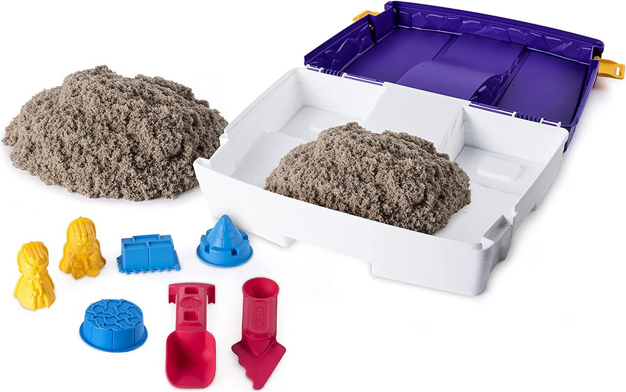 Kinetic sand folding hot sale sandbox