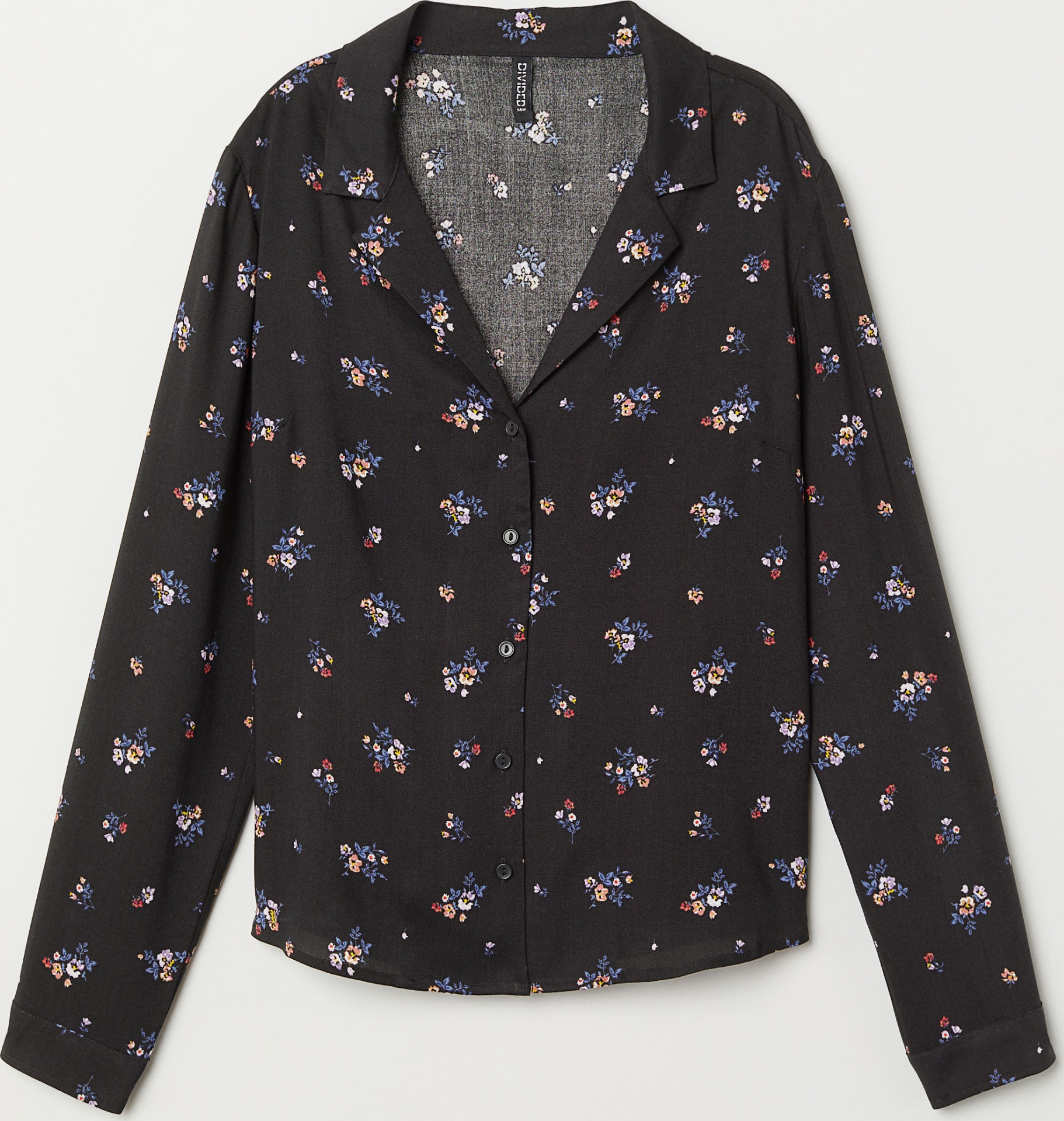 

Рубашка H&M XAZ181079YFRB  Черная с разноцветным, Рубашка H&M XAZ181079YFRB 46 Черная с разноцветным