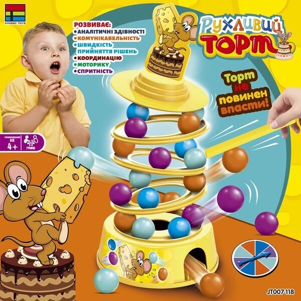 

Настольные игры Kingso Toys Настольная игра Kingso Toys Движущийся торт (JT007-118)