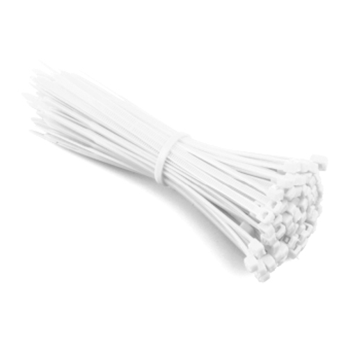 Нейлоновые стяжки хомуты Top Tools 44E954 3,6 х 300 мм белые 100 шт ...