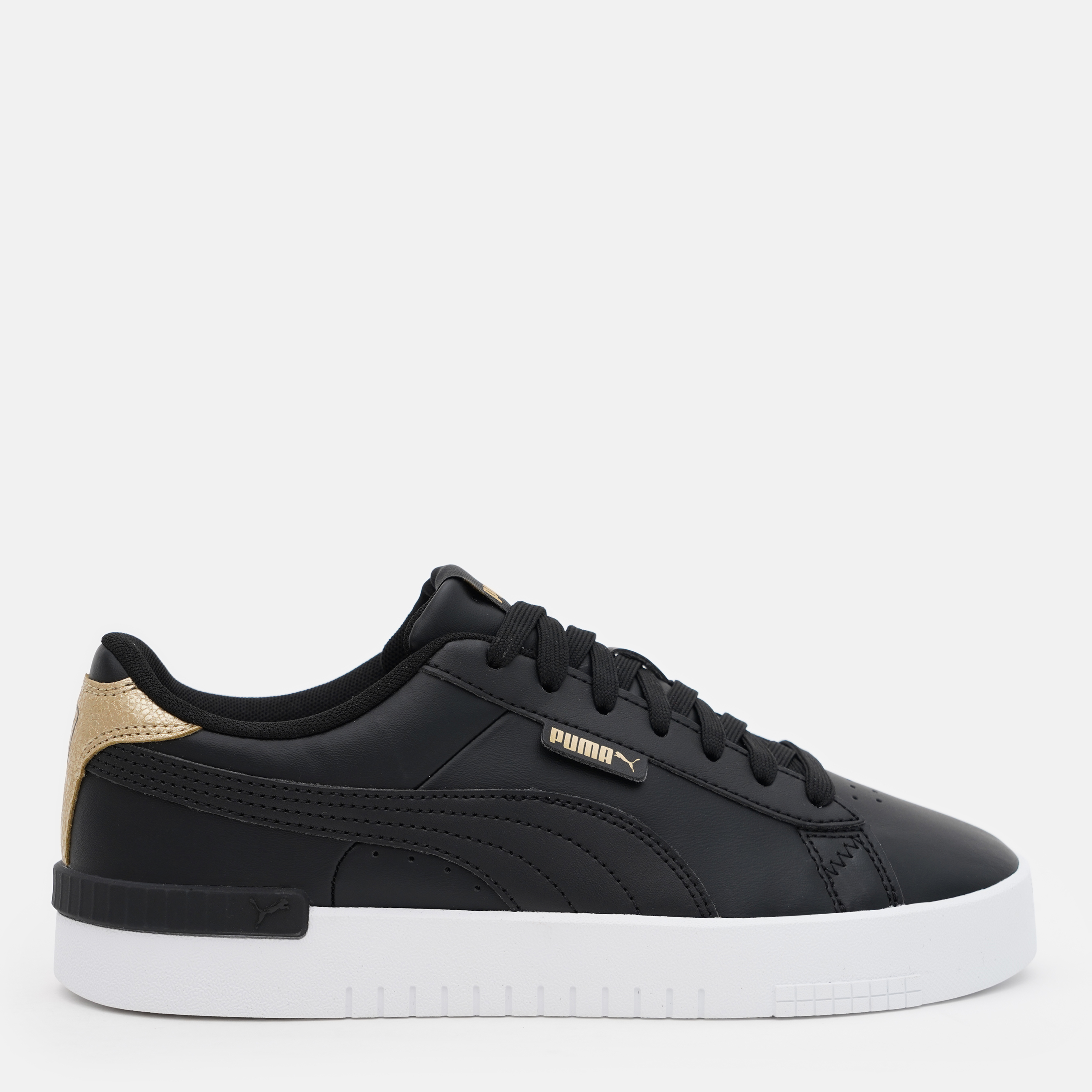 Акція на Жіночі кеди низькі Puma Jada Distressed 38762101 38 (5US) 24 см Puma Black-Puma Team Gold від Rozetka