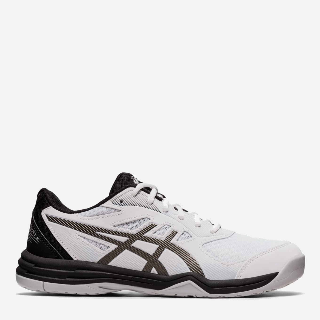 Акція на Чоловічі кросівки для волейболу ASICS Upcourt 5 1071A086-101 44.5 (10.5US) 28.2 см Білий/Сірий від Rozetka