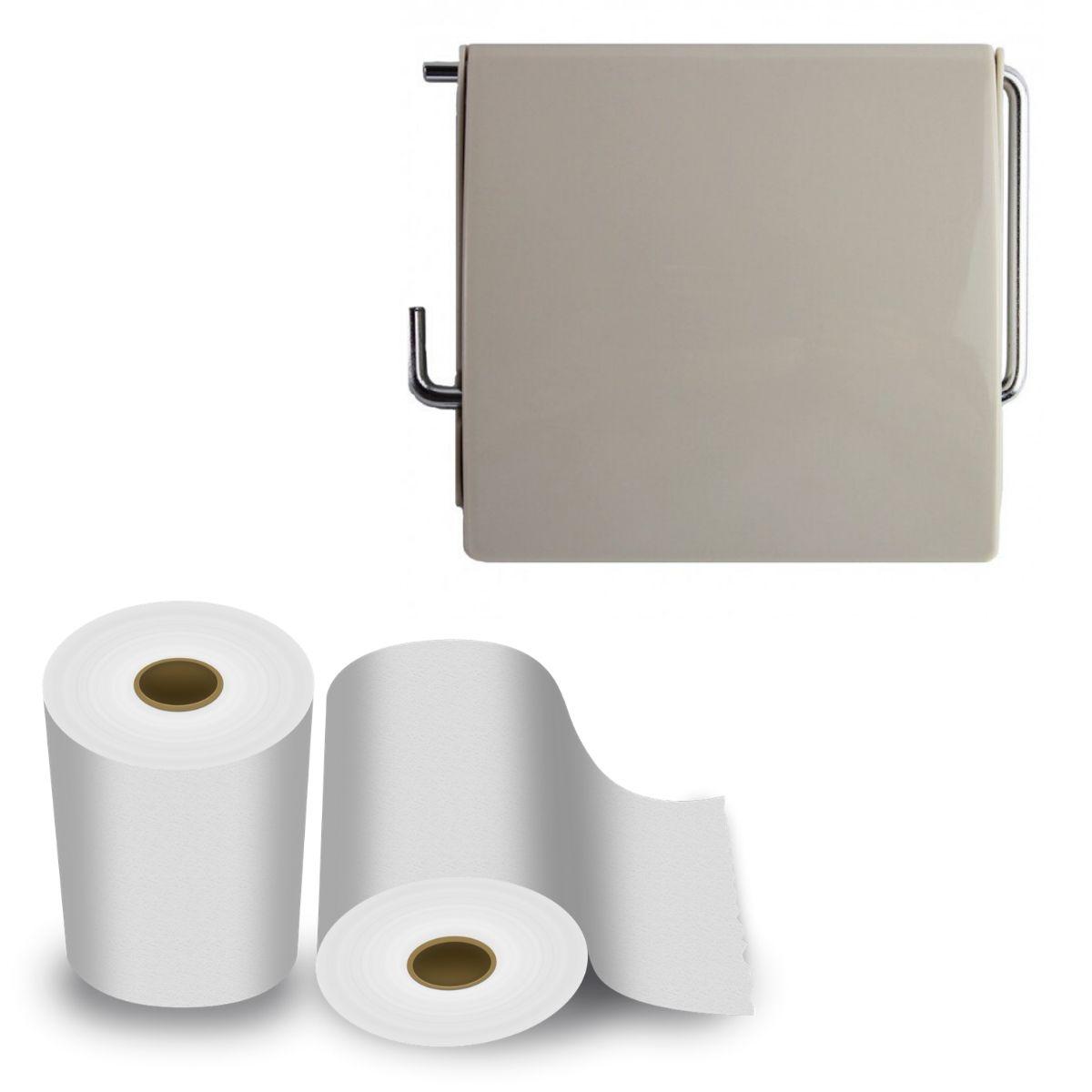 

Держатель для туалетной бумаги Bathlux Rosa 50302 крючком настенный закрытый с крышкой пластиковый (SKU_132593)