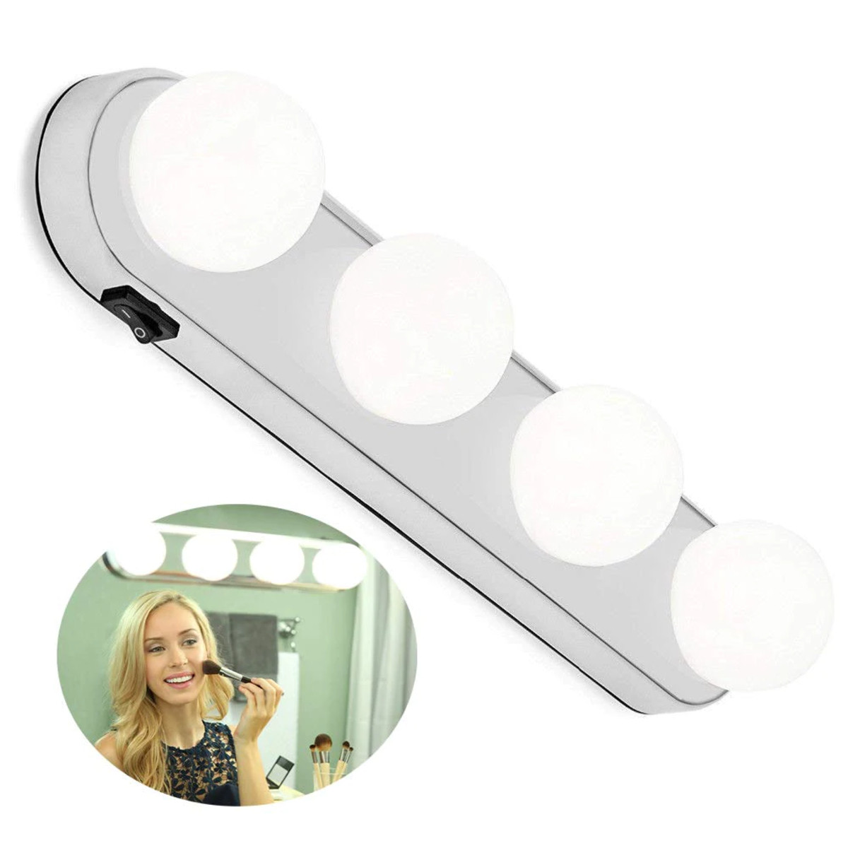 

LED лампа Spark Studio Glow Make-up Lighting для нанесения макияжа, настенная подсветка на зеркало для макияжа (SKU_241281)
