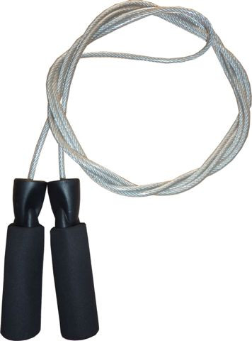 

Классическая скакалка Speed Rope Power System-4004 серая (SKU_190304)