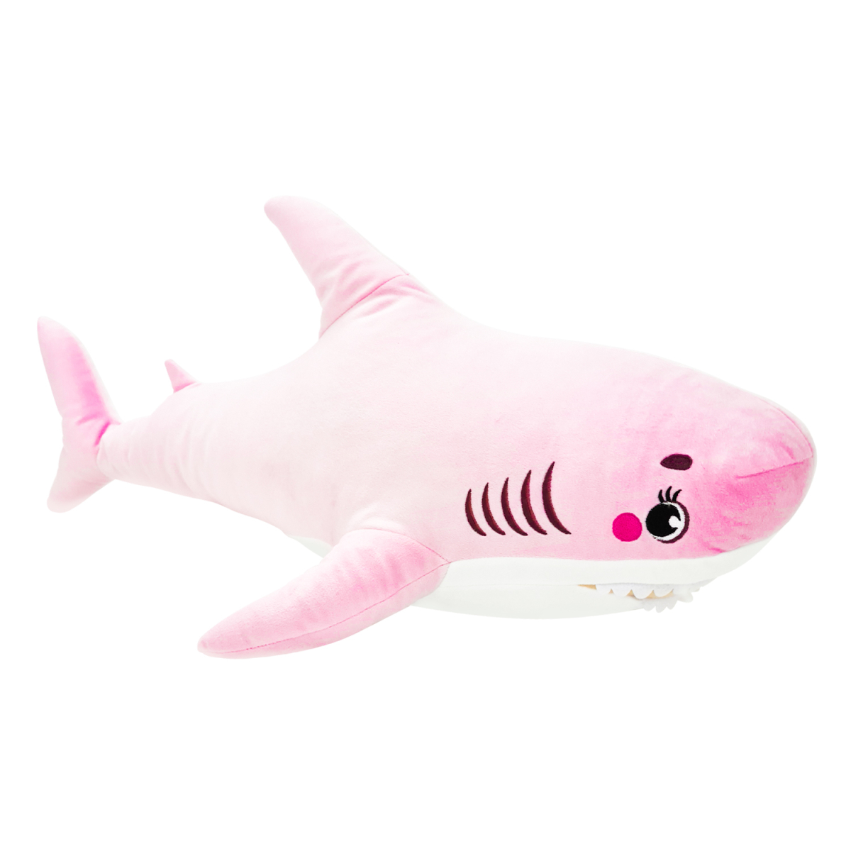 Игрушка плюшевая WP Merchandise Shark pink Акула розовая 100 см ...