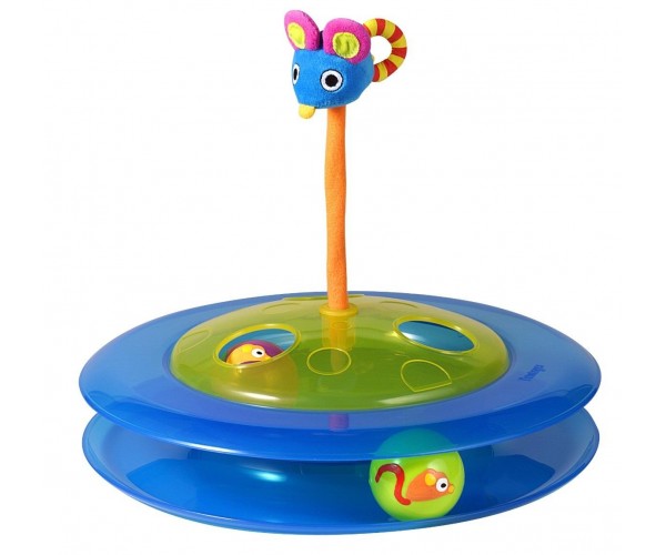 

Трек для кошек Petstages Cheese Chase с мячиком для лакомств с кошачьей мятой