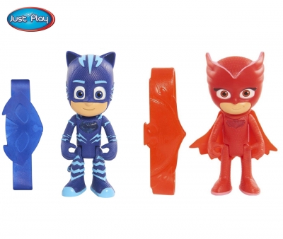 

Набор фигурок Just Play Кэтбой и Cовка с подсветкой + браслет Герои в масках - PJ Masks (SKL14-156187)