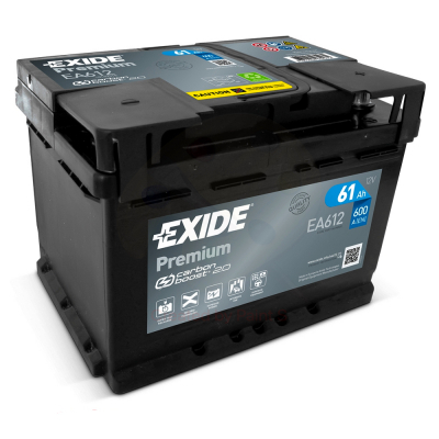 Аккумулятор автомобильный EXIDE PREMIUM 61A (EA612) – фото, отзывы ...