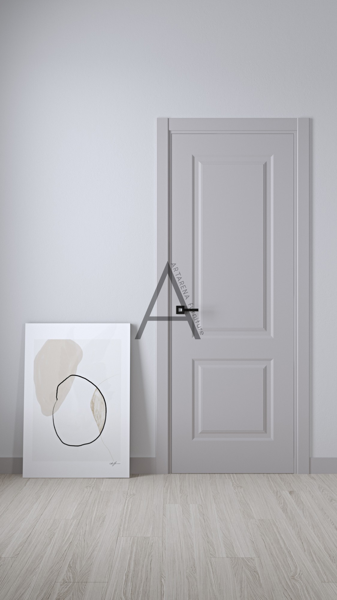 

Межкомнатные двери Artarena furniture London Form Duo 2000*800*40 Белый матовый