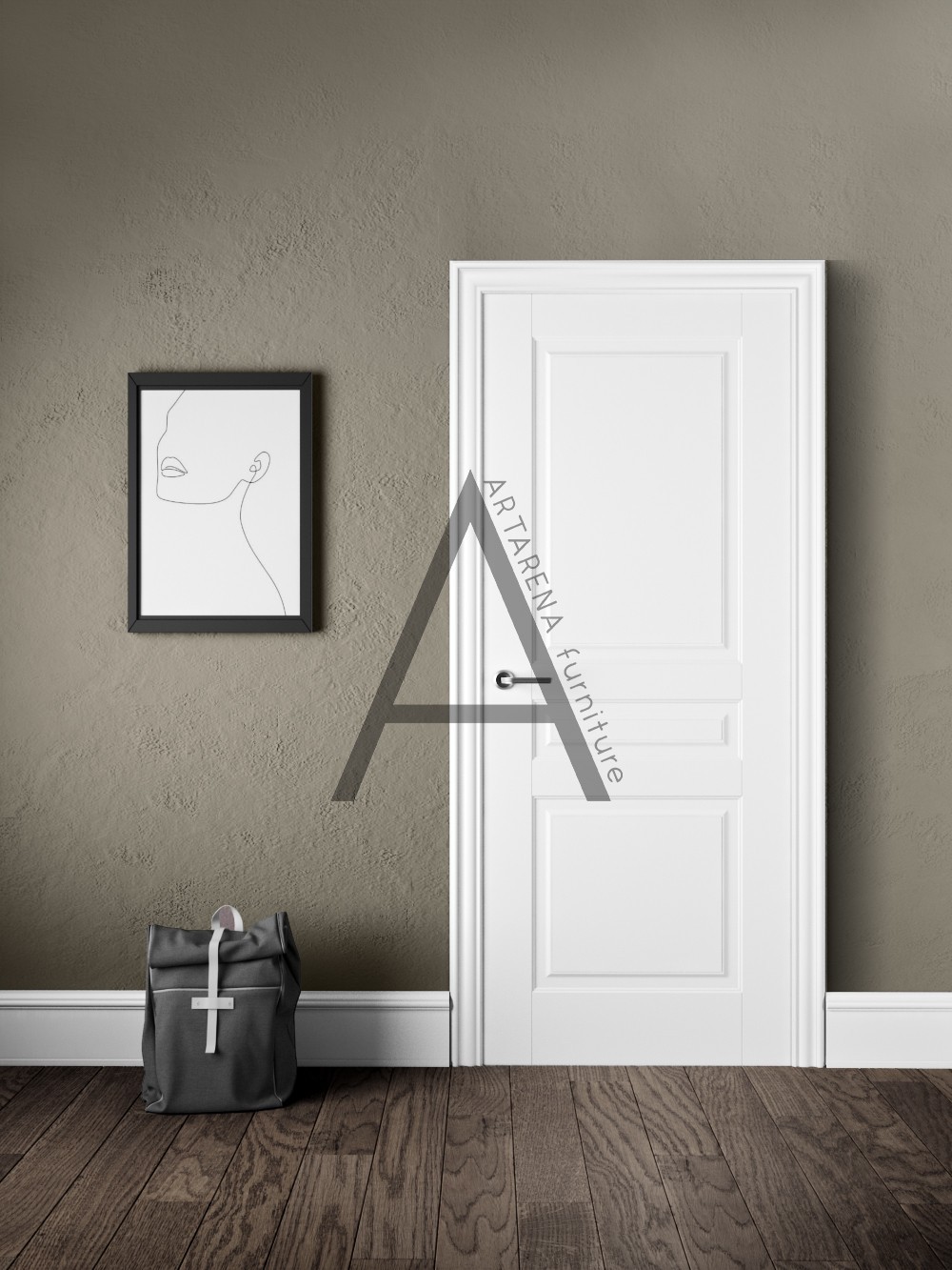 

Межкомнатные двери Artarena furniture Sofia Trio 2000*800*40 Белый матовый