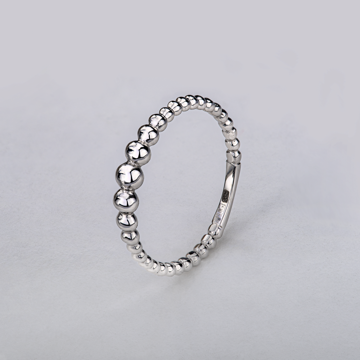 

Каблучка срібні кульки 15 cava.cool