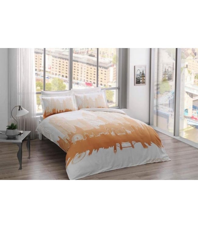 

Комплект постельного белья Tac Glow Евро сатин London gold арт.TAC60183966