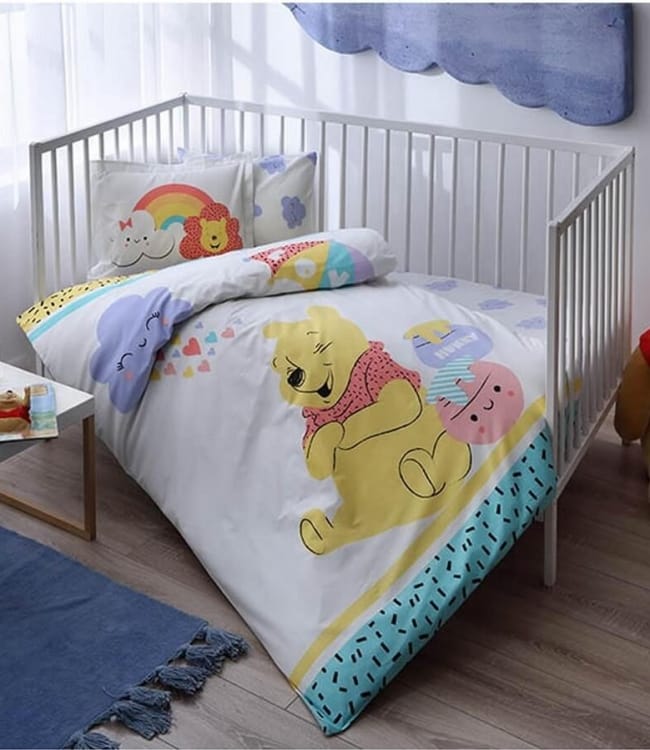 

Комплект постельного белья в кроватку Tac Disney детский ранфорс Winnie Hunny арт.TAC60167134