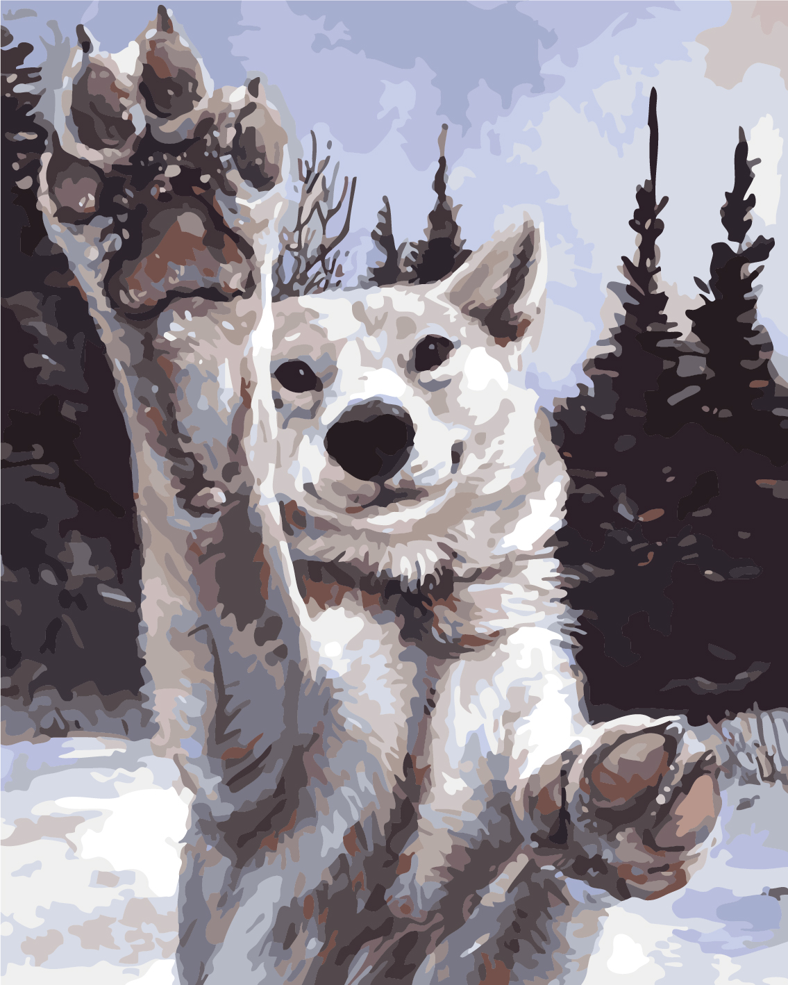 

Картина по номерам ArtStory Хочу играть 40*50 см (в коробке) арт.AS0284