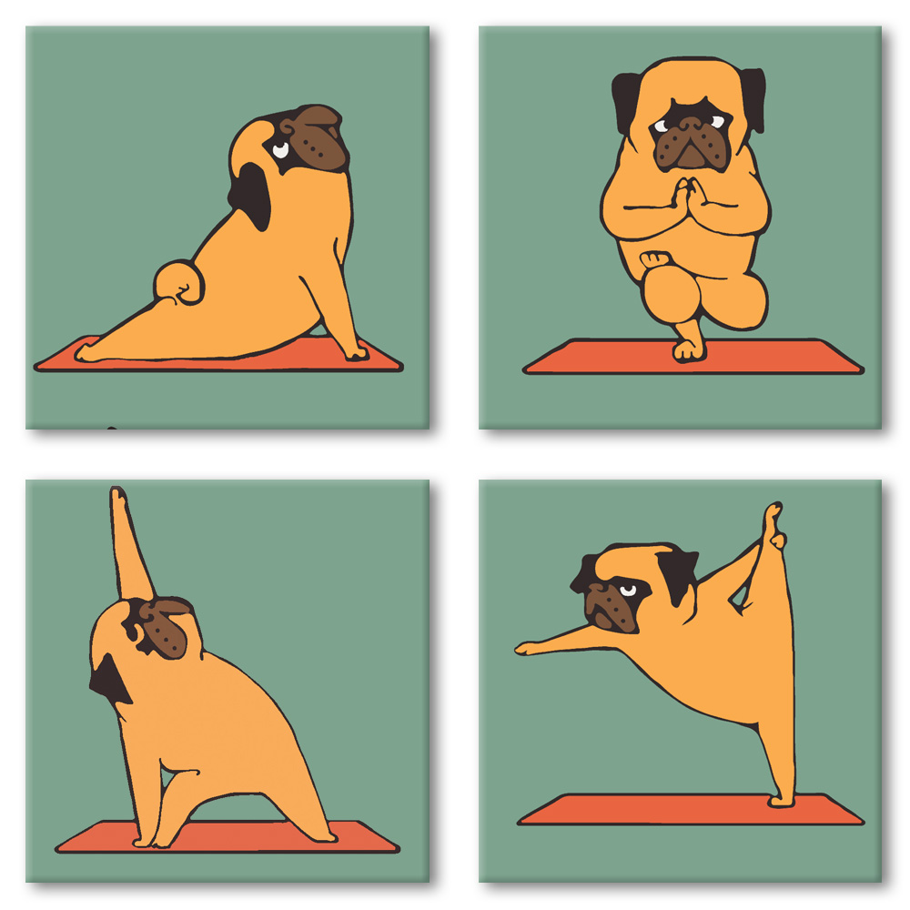 

Картина модульная по номерам Идейка Yoga-dog 18*18 см 4 модуля (в коробке) арт.KNP012