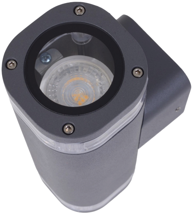 

Уличный светильник Brille AL-127/2 GU10 DGY IP54 (34-304)