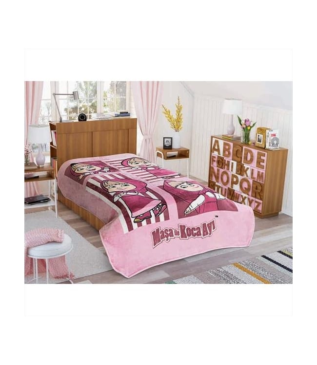 

Плед Tac Disney Masha полуторный 160*220 см подростковый арт.TAC71249496
