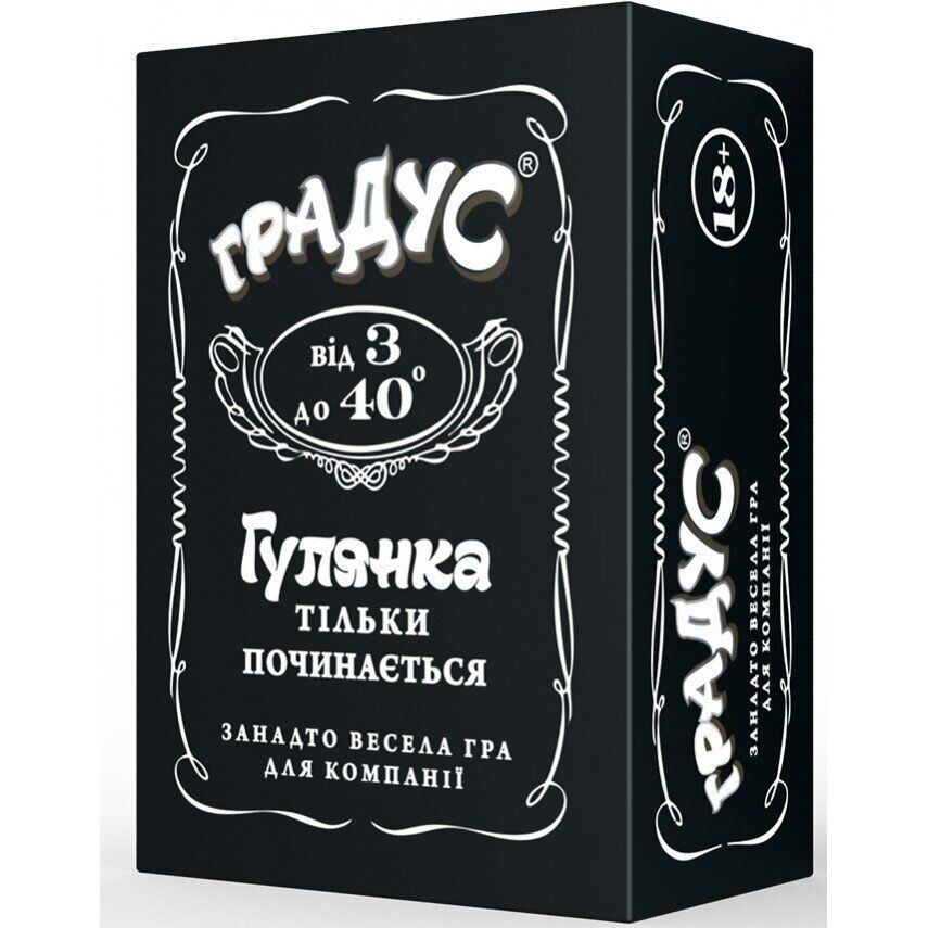

Настольная игра "Градус" Bombat для взрослых 18+ на украинском языке (RT800262)
